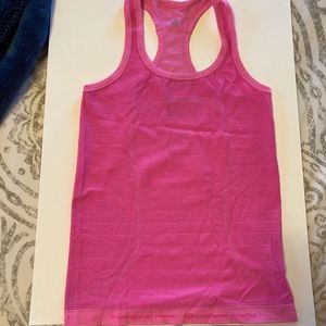 Hot pink lululemon Racerback tank